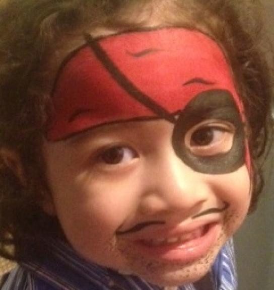 Face painting design example