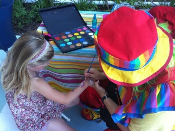 Face painting design example