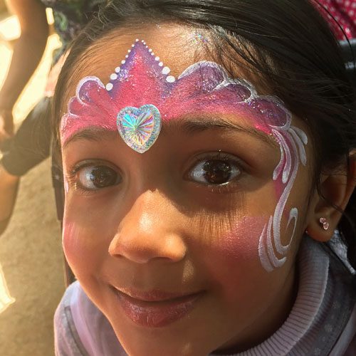 Face painting design example