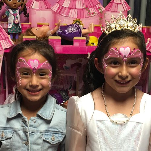 Face painting design example