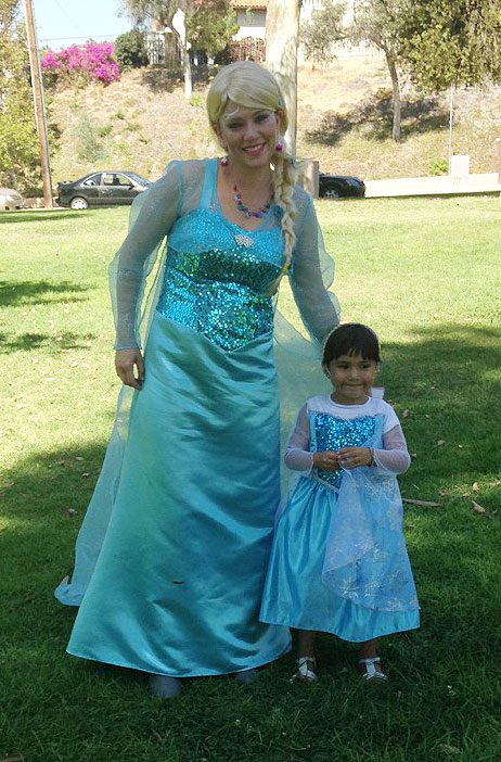 An ice-themed princess character