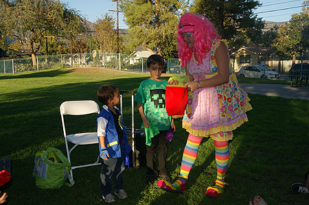 A magical performer during a magic show