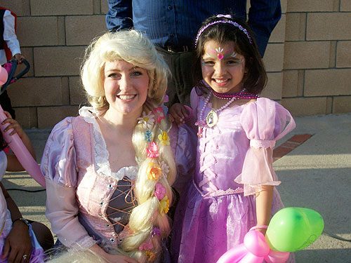 An enchanting princess character