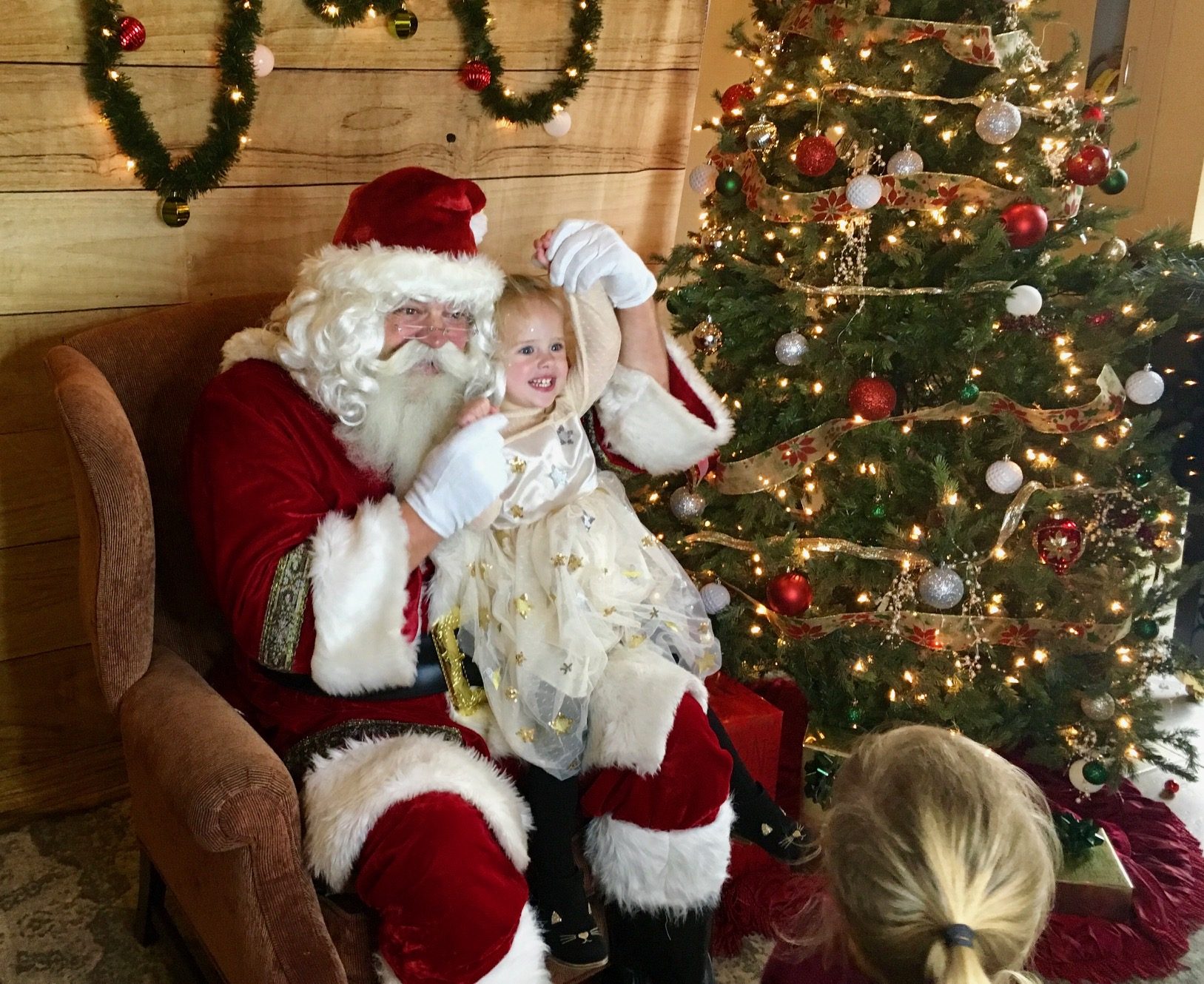 Santa Claus visit photo