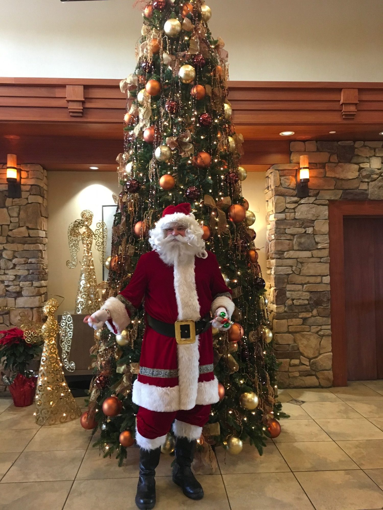 Santa Claus with children